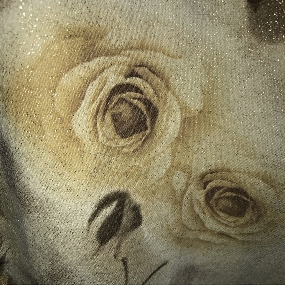 Vintage Cache Y2K Metalic Shimmery Iridescent Gold Womens Pants Size 6 - Picture 5 of 11